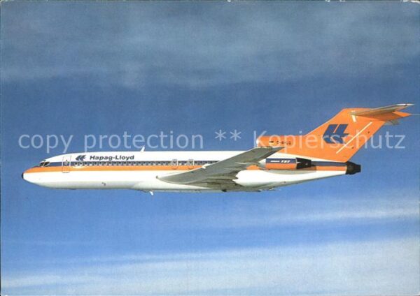 Flugzeuge Zivil Hapag-Lloyd Boeing-Jet 727