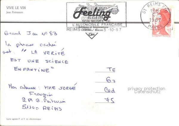 Wein Traubenlese Frankreich – Bild 2