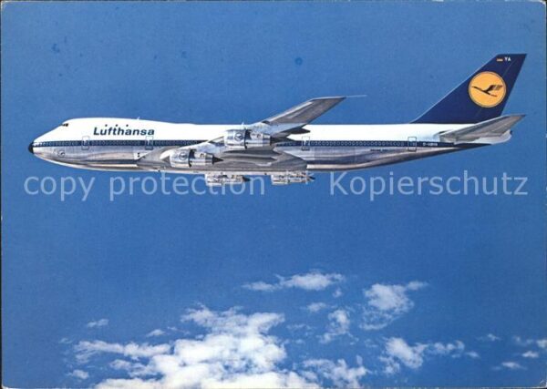 Lufthansa Boeing Jet 747