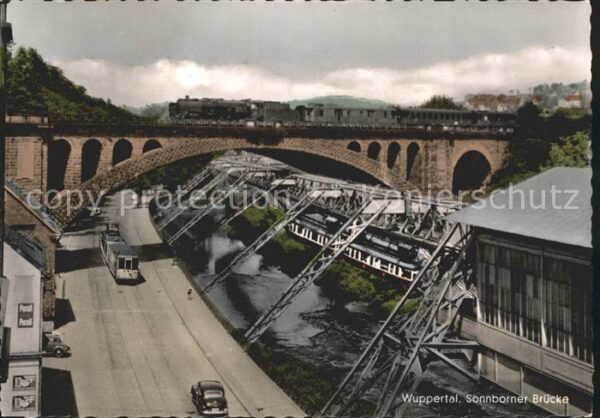 Schwebebahn Wuppertal Sonnborner Brücke