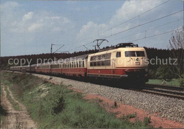 Eisenbahn Elektro-Schnellzuglokomotive 103 176-4