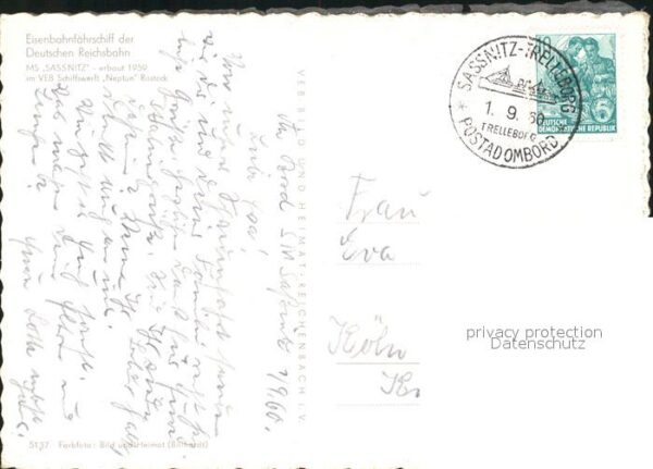 Faehre Ferry Bac Traghetto-- MS Sassnitz – Bild 2