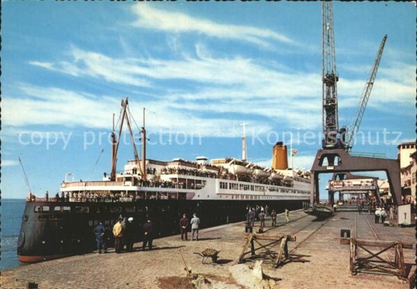 Dampfer Oceanliner TS Bremen Columbuskaje Bremerhaven