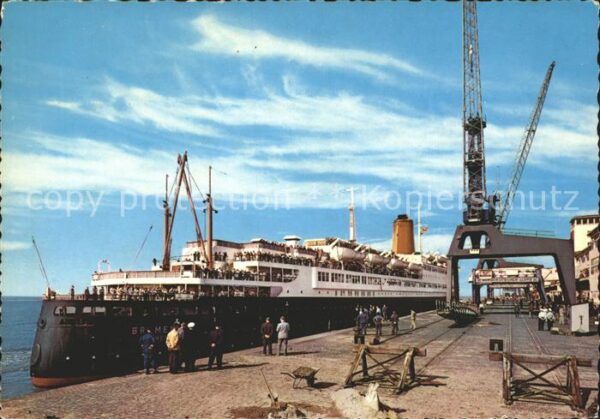 Dampfer Oceanliner TS Bremen Columbuskaje Bremerhaven