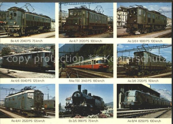 Lokomotive Schweizer Lokomotiven Ae 3/6 II Eb 3/5