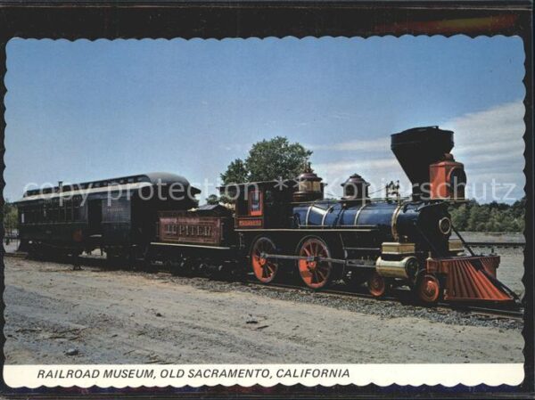 Lokomotive Jupiter Old Sacramento State Historic P