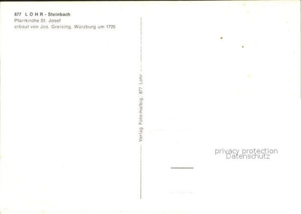 Lohr Main Steinach Pfarrkirche – Bild 2