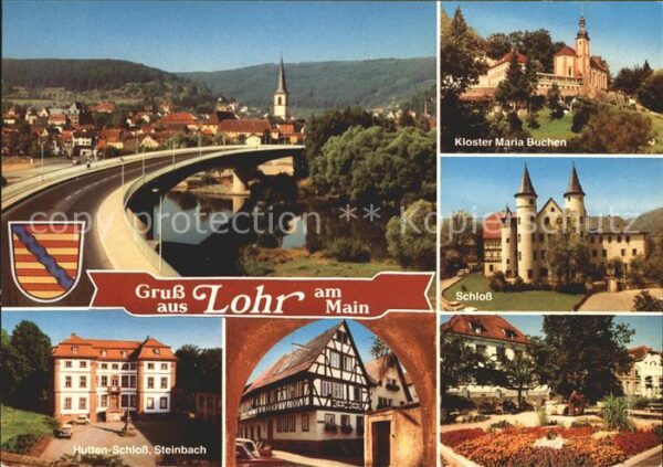 Lohr Main Schloss Kloster Hutten-Schloss Steinbac
