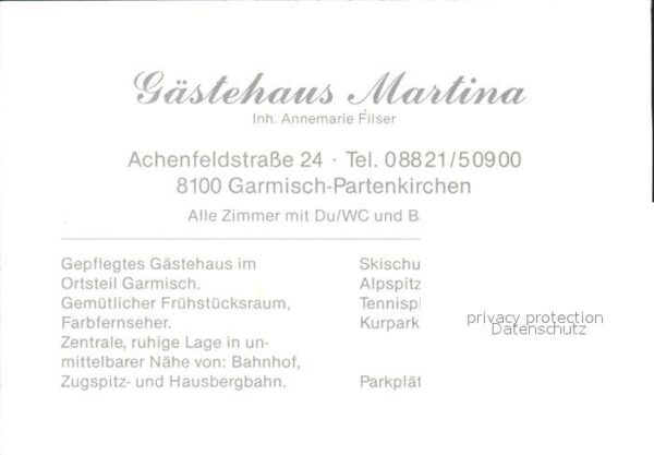 Garmisch-Partenkirchen Gästehaus Martina – Bild 2