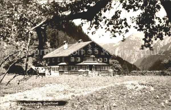 Hinterstein Bad Hindelang Giebelhaus