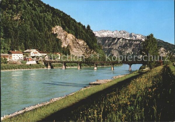 Tirol Region Zollhaus mit Innbrücke
