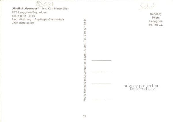 Lenggries Bay Gasthaus Alpenrose – Bild 2