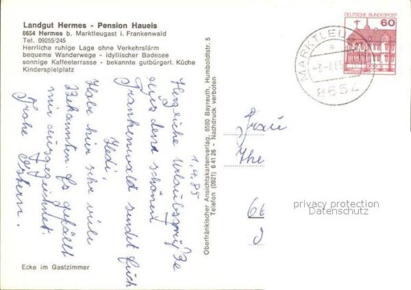 Hermes Marktleugast Landgut Pesion Hauels – Bild 2