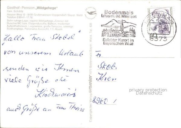 Voggendorf Feuchtwangen Gasthaus Pension Wildgehege – Bild 2