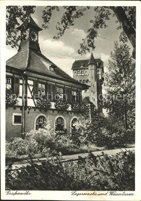 Grafenwoehr Lagerwacht und Wasserturm