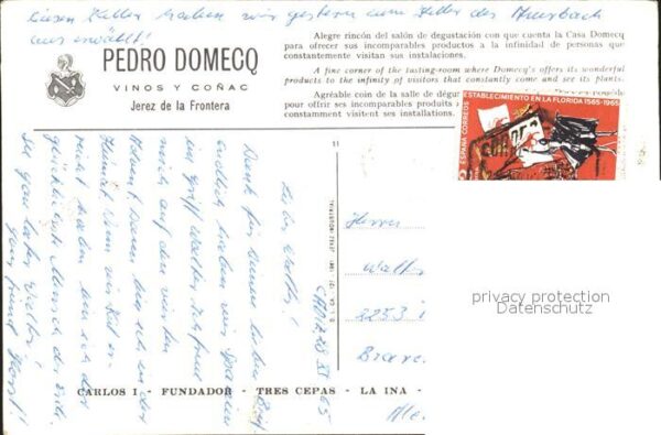 Correos Pedro Domecq Vinos y Conac – Bild 2