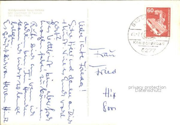Dombach Taunus Waldpension Haus Helena Fliegeraufnahme – Bild 2