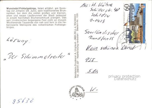 Wunsiedel alte Laufbrunnen – Bild 2