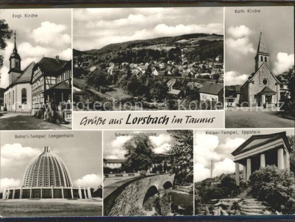 Lorsbach Kirchen Kaiser-Tempel Eppstien Schwarzb