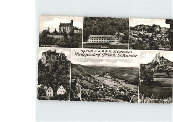 Mueggendorf Kurheim Burgruine und Burg Pottenstein
