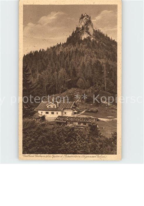 Tegernsee Gasthaus in den Bergen