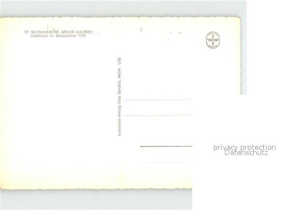 Moelln Lauenburg Nicolaikirche innen – Bild 2