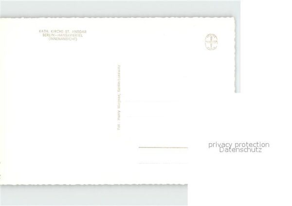 Berlin Hansaviertel Kirche St. Ansgar innen – Bild 2