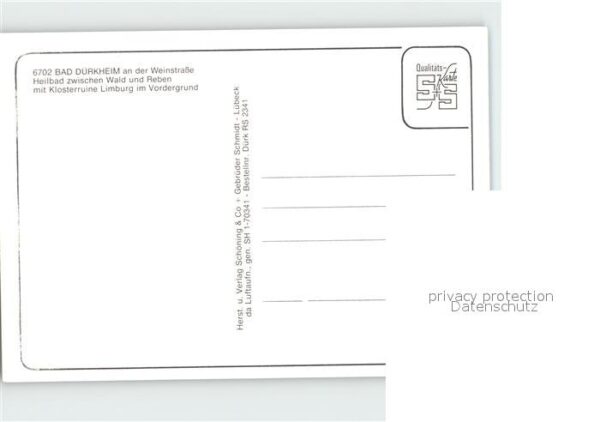 Bad Duerkheim Fliegeraufnahme mit Klosterruine Limbur – Bild 2