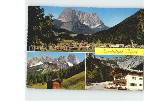 Kirchdorf Tirol mit Wildem Kaiser Grießneralm