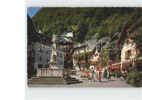 Hallstatt Austria Dorfpartie