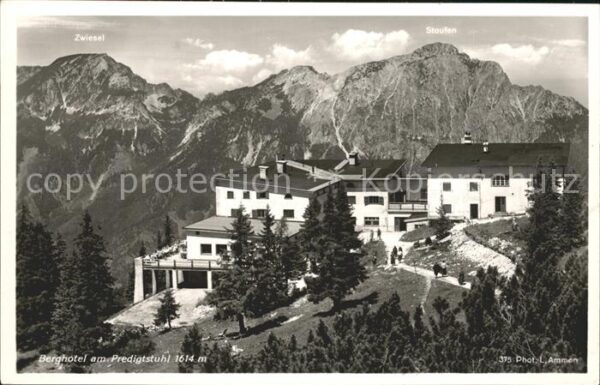 Berchtesgaden Berghotel am Predigtstuhl mit Zwiesel u