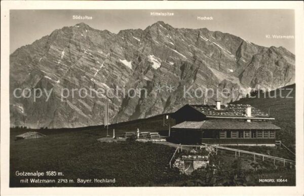 Berchtesgaden Götzenalpe mit Watzann