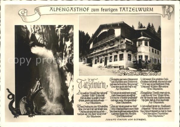 Oberaudorf Alpengasthof zum feurigen Tatzelwurm Wa
