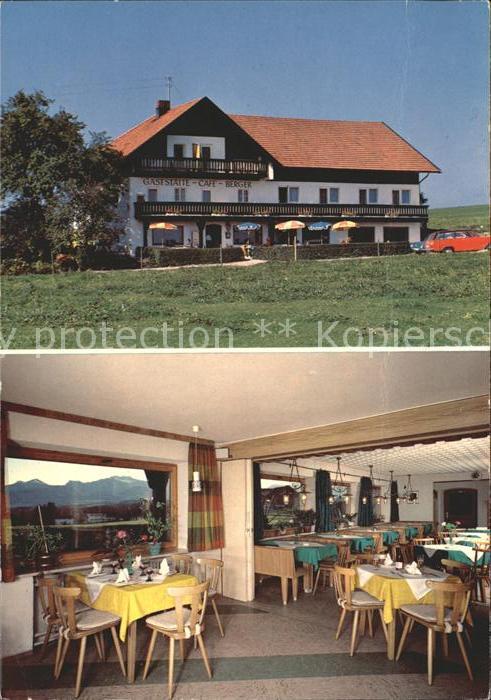 Pinswang Chiemsee Gaststätte Cafe Berger Gastraum