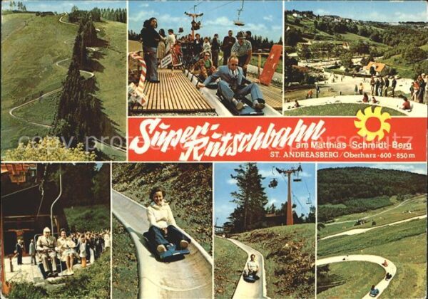 St Andreasberg Harz Super Rutschbahn Teilansichten Sesselli