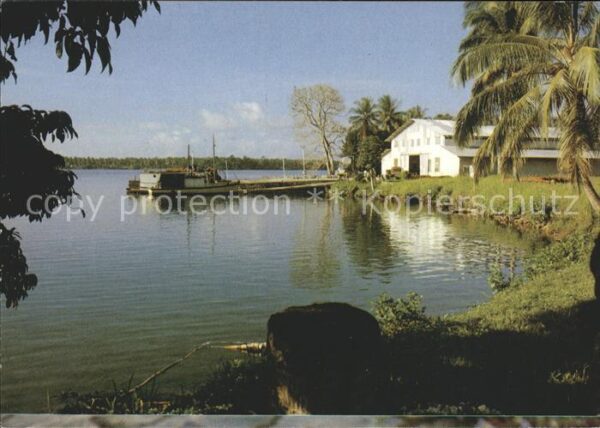 Papua-Neuguinea Steyler Missionshaus Fischerboot
