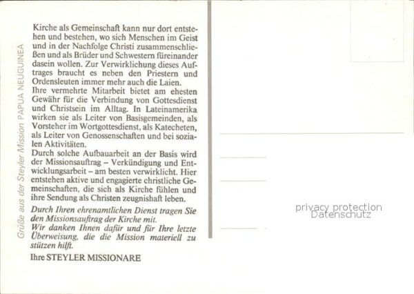 Papua-Neuguinea Steyler Missionshaus Fischerboot – Bild 2