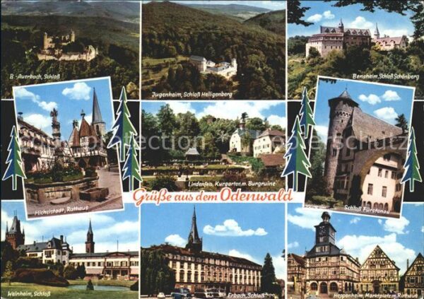 Regionales Odenwald Auberbach Schloss Jugenheim He