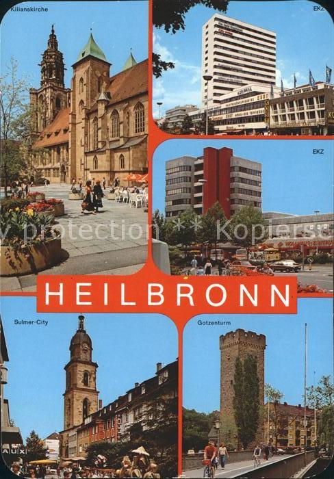 Heilbronn Neckar Kilianskirche EKZ Sulmer City Götzentur