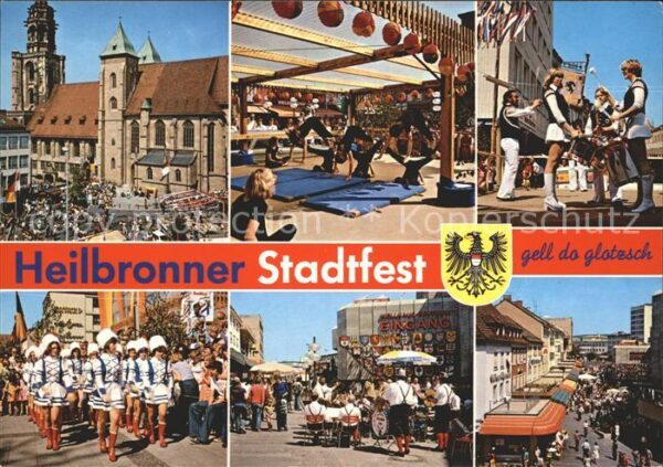 Heilbronn Neckar Buntes Treiben beim Heilbronner Stadtfe