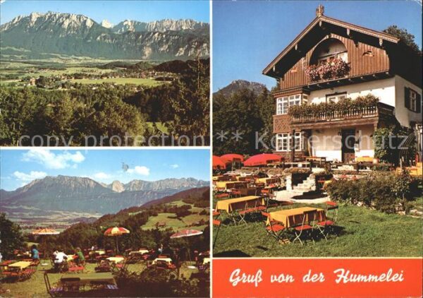 Oberaudorf Restaurant Cafe Hummelei Gartenterrasse