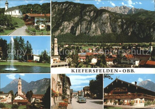 Kiefersfelden Dorfstr Springbrunnen Kurpark Zahmer Ka