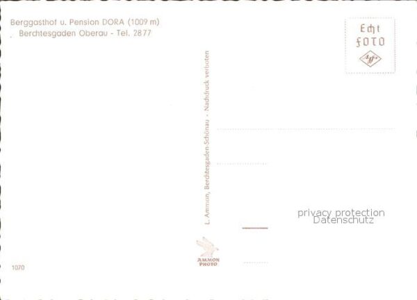Oberau Berchtesgaden Berggasthof Pension Dora mit Watzmann H – Bild 2