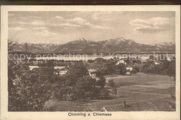 Chieming Chiemsee Panorama