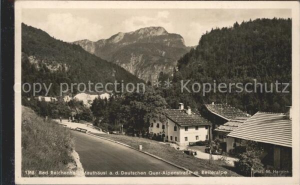 Bad Reichenhall Mauthäusl an der Dt Quer Alpenstrasse m