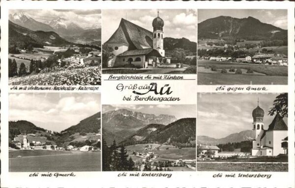 Au Berchtesgaden mit Watzmann Bergkirchlein Au mit Zinke