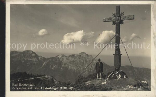 Bad Reichenhall Bergkreuz auf dem Hochschlegel