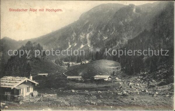 Berchtesgaden Staudacher Alpe mit Hochgern
