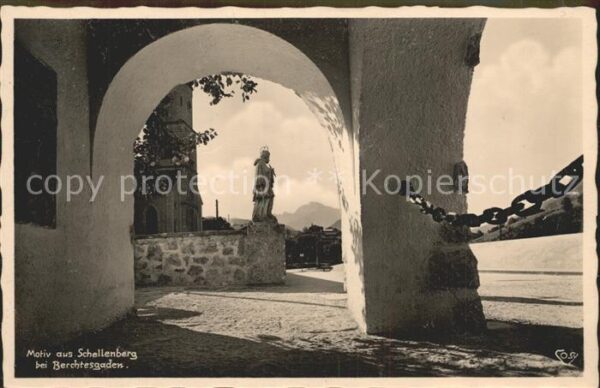 Schellenberg Berchtesgaden Kirche Heiligenstatue