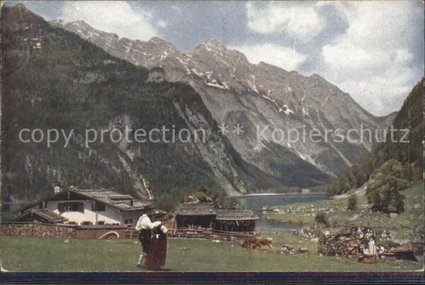 Berchtesgaden Panorama am Obersee
